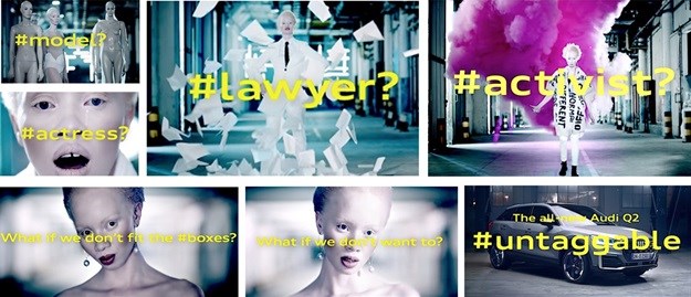 Screengrabs from the ad.