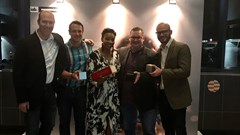 The KFC team at the 2017 Bookmark Awards.