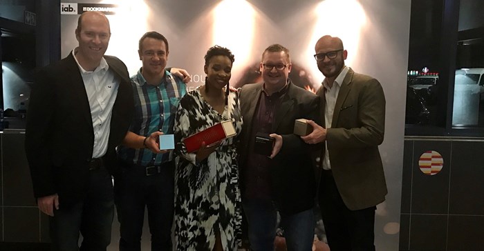 The KFC team at the 2017 Bookmark Awards.