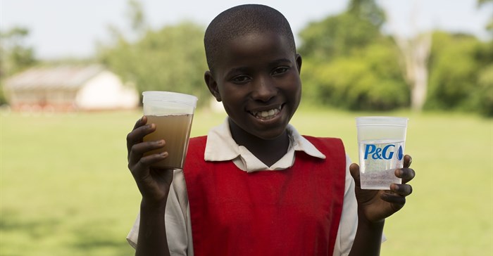 P&G to raise 500,000 days of clean water