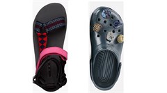 Christopher Kane's Crocs and Prada's Teva style sandal.