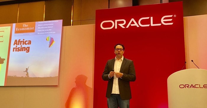 Toby Shapshak, one of the speakers at the Oracle Digital Day.