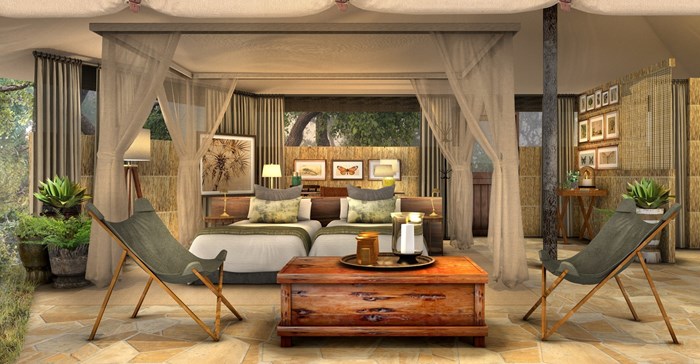 Roho ya Selous bedroom interior