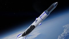 New Glenn: Reusable, vertical-landing booster, 3.85 million pounds thrust.
Picture: