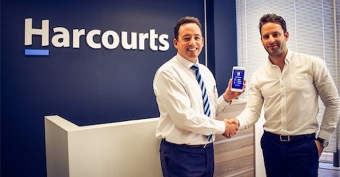 Steve Caradoc-Davies, principal/director of Harcourts Platinum (left) and Greg Jooste, founder and MD of PHNX Digital (right)