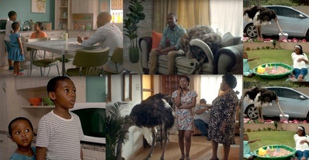 Screengrabs from the ad.