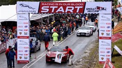 2017 Jaguar Simola Hillclimb about to kick into gear