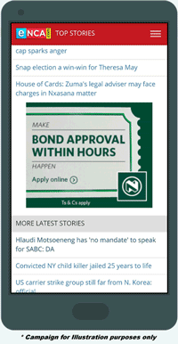 Real location turns advertising into relevant content