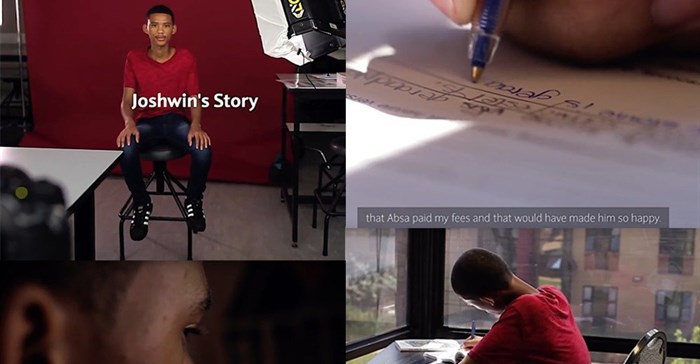 Screengrabs from the ad.