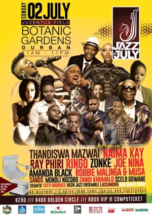The first annual Jazz in July festival hits city of Durban