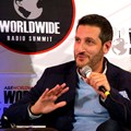 Jacaranda FM's GM, Kevin Fine, speaking at the Worldwide Radio Summit 2017 (Image provided)