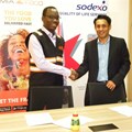 Jumia Food's Duncan Muchangi and Sodexo Kenya's Neil Ribiero.