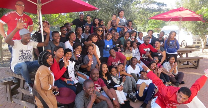 MOT Brand Ambassadors, MJ Li and Janice motivate and inspire the youth at the Young MOTivators’ leadership camp.