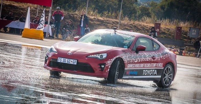 Potential new Guinness World Record for longest drift in a car