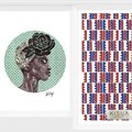 Prints by Moletsane, Nyoni and Kisua Africa.