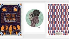 Prints by Moletsane, Nyoni and Kisua Africa.