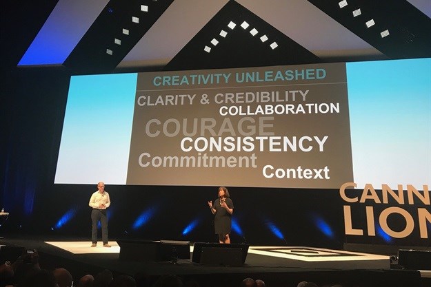 Mark Sandys, gobal head of beer and Baileys and Syl Saller, chief marketing and innovation officer at Diageo.