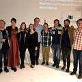 Wine Cellar Young Guns 2017, from L to R: Paul Hoogwerf, Jessica Saurwein, Callan Williams, Stephanie Wiid, Lukas van Loggerenberg, Franco Lourens, Douglas Mylrea, Danie Carinus and Etienne Terblanche