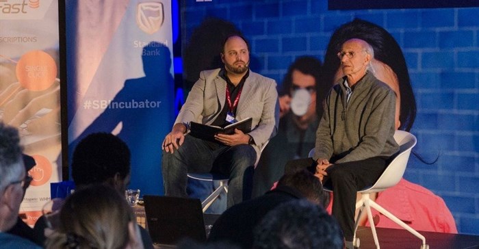 Startup Grind global community director Guillame de Smedt and Allen Ambor. Image credit: