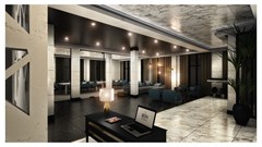 Artists impression of the reception at BON Hotel Apo