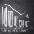 Employment declines in first quarter