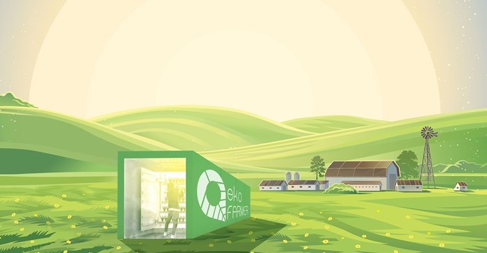 EkoFarmer: High-tech turnkey solution for businesses who want to grow their own