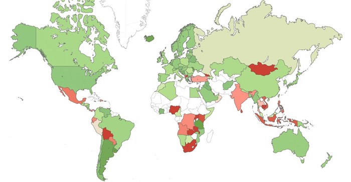 Top five highest cyber risk countries are in Africa
