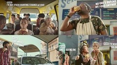 Screenshots from the ad.