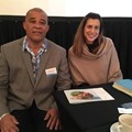 David Germain, Director: Africa and America's Seychelles Tourism Board and Amanda Lang, marketing manager, Alphonse Island.