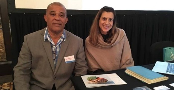 David Germain, Director: Africa and America's Seychelles Tourism Board and Amanda Lang, marketing manager, Alphonse Island.