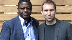 Bisi Adegbuyi and Chris Sheldrick