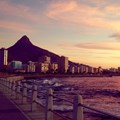 Sea Point promenade at sunset
