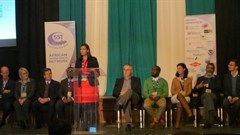 Leaders in the local plastics and packaging industries participate in a panel discussion chaired by Douw Steyn, sustainability director at Plastics|SA.