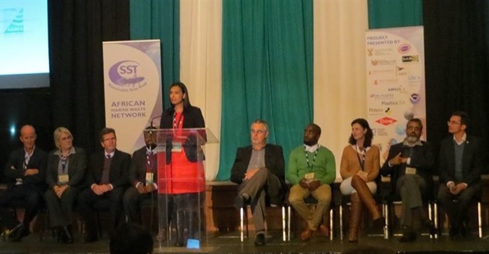 Leaders in the local plastics and packaging industries participate in a panel discussion chaired by Douw Steyn, sustainability director at Plastics|SA.