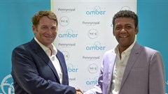 Dr Andrew Golding, Saleh Said at Zanzibar Amber Resort