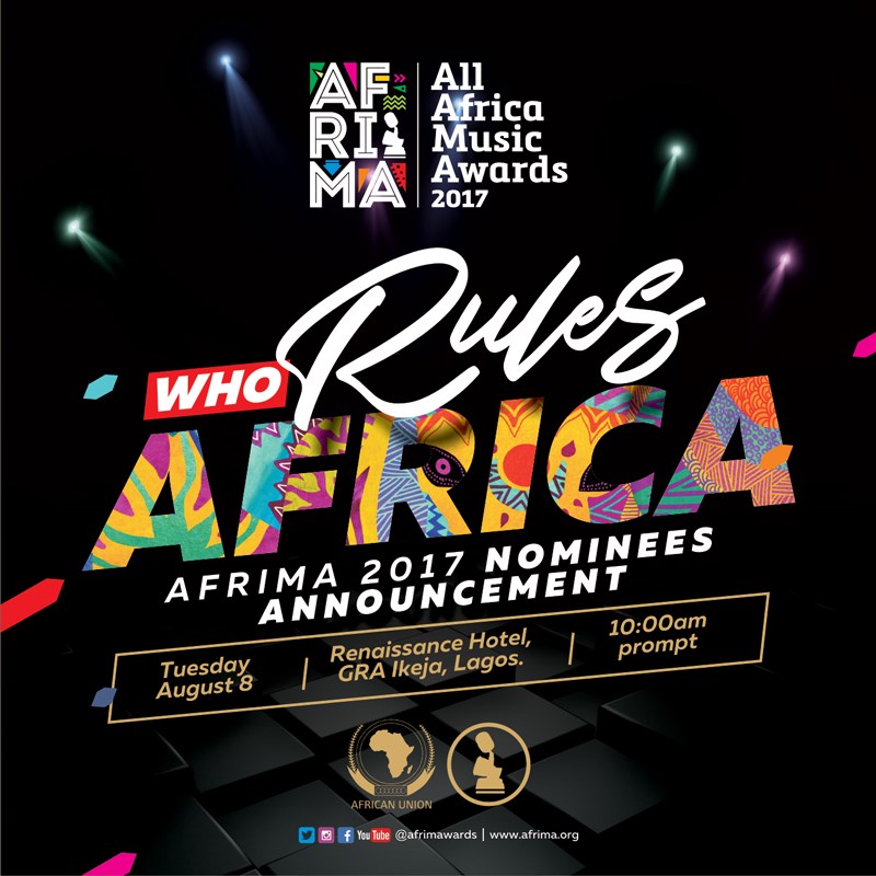 Nominees unveiled for 2017 AFRIMA Awards