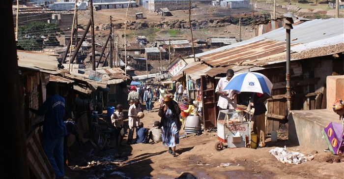 Slums in Nairobi, Kenya. Image source: