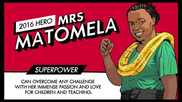 Searching for a superhero... teacher
