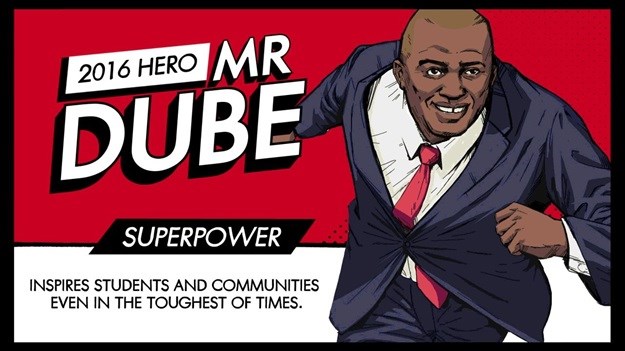 Searching for a superhero... teacher