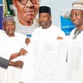 L-R: Ag. Group Managing Director, Dangote Sugar Refinery Plc, Engr. Abdullahi Sule; Chairman, Dangote Sugar Refinery Plc, Aliko Dangote; Niger State Governor, Abubakar Sani Bello; Niger State Deputy Governor, Ahmed Muhammad Kesto, at the MoU signing ceremony between Dangote Sugar Refinery Plc and Niger State Government on Sugar Project in Niger State. (Source: Dangote Group)