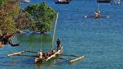 FredD via  - Fishermen on their traditional boats near Shimoni (Kenya)