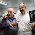 Pete Goffe-Wood from Masterchef fame, Franck Dangereux from the Noordhoek Food Barn