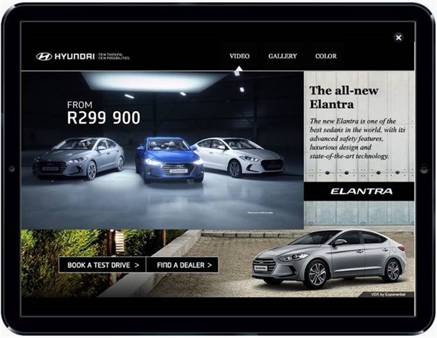 An example of Exponential’s VDX creative that drives engagement of brand content and video in a relevant way.