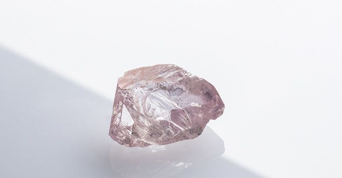 32.33 carat pink diamond extracted from Williamson Mine in 2016. Photo: Petra Diamonds