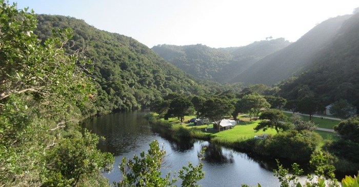 View of the Ebb & Flow Rest Camp from the Kingfisher Hiking trail (Image Supplied)