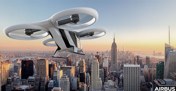 Self-piloted electric air vehicle to change urban air mobility