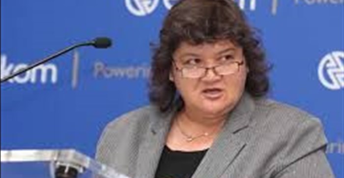 Minister of public enterprises, Lynne Brown. Photo: SA Breaking News