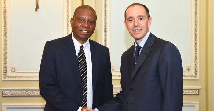 Chris Lehane and Herman Mashaba at the announcement (Image Supplied)