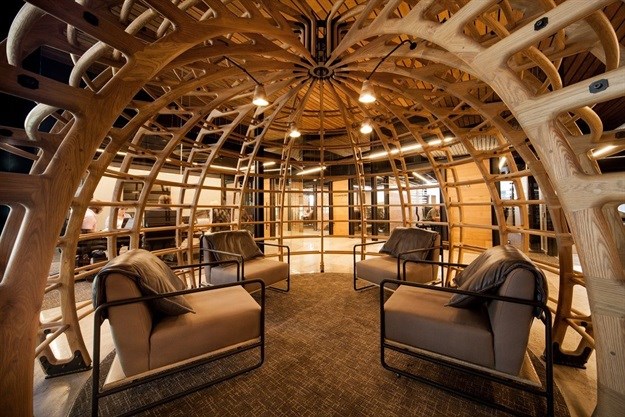 Dome in the reception area