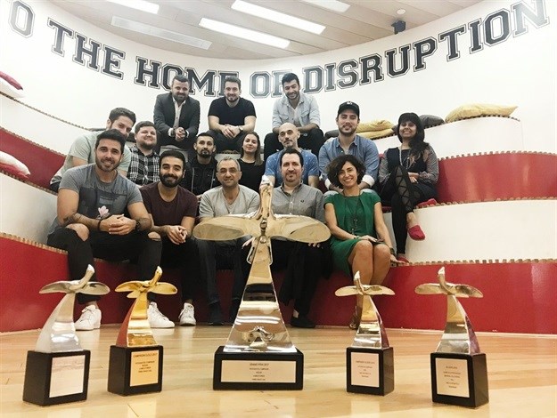 The TBWA/Raad team with their 2017 Loeries flock.